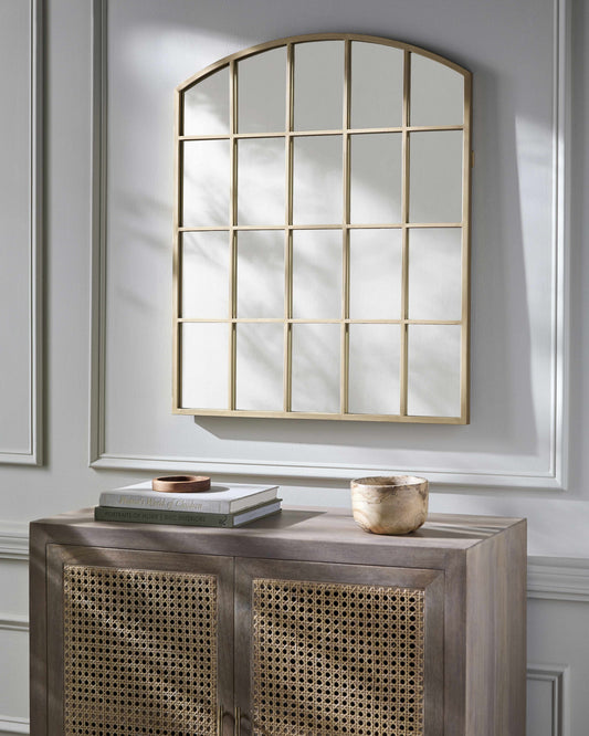 Pisignano Gold Caged Mirror - Clearance