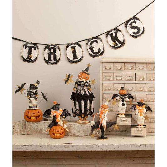 Pumpkinhead on Crow | Halloween Decor | Bethany Lowe