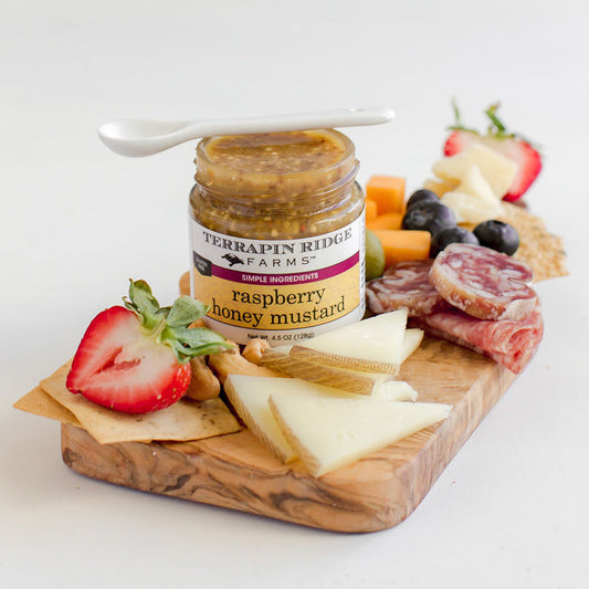 a food on a board