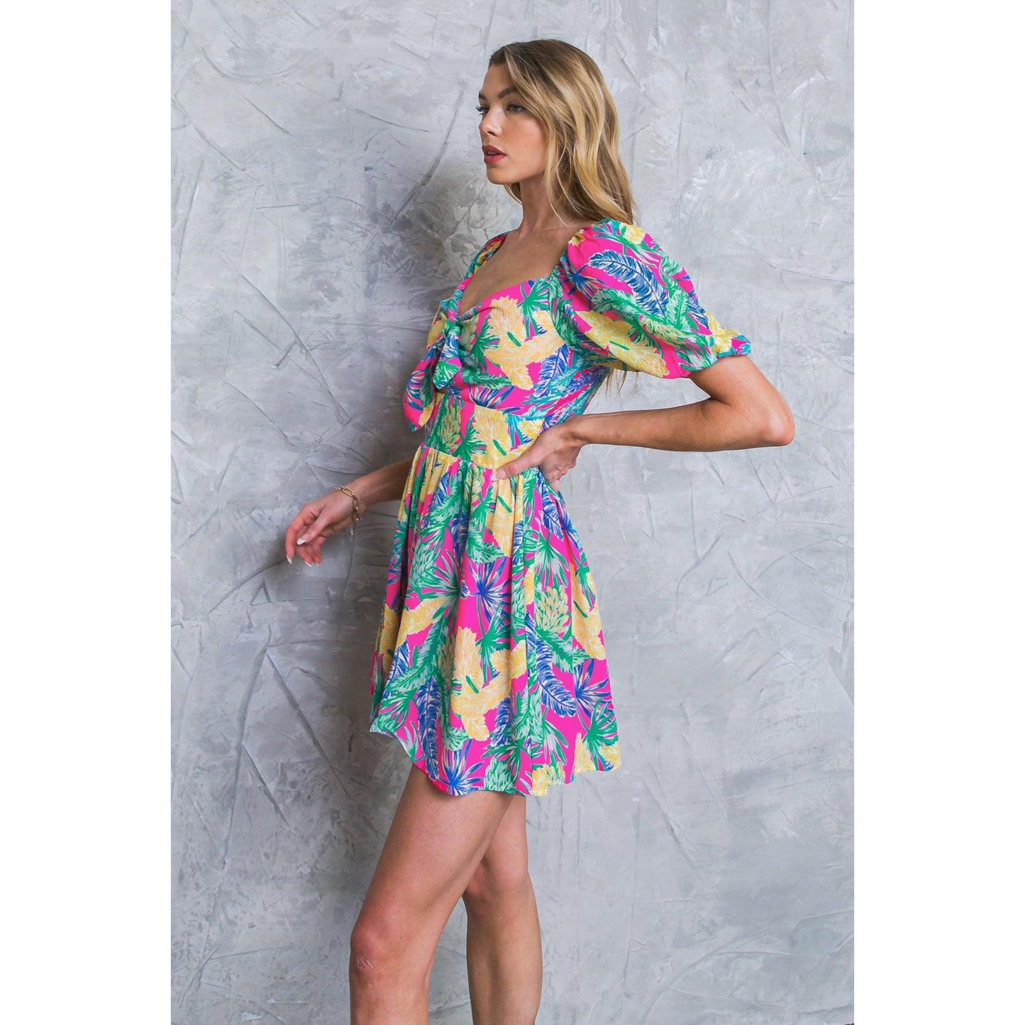 ST. JAMES CITY WOVEN ROMPER