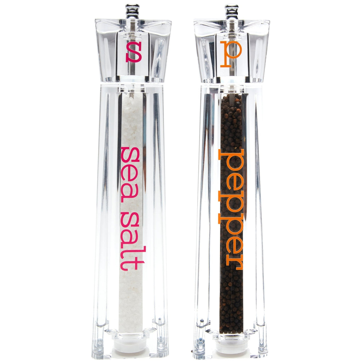 Salt + Pepper Shakers - Orange / Pink