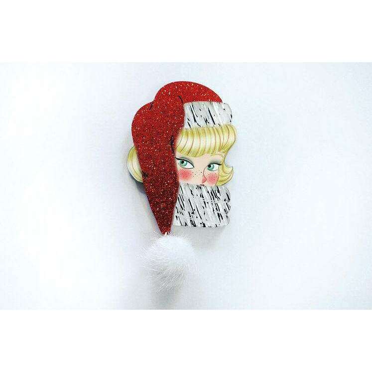 Santa Baby Blond Brooch by Laliblue