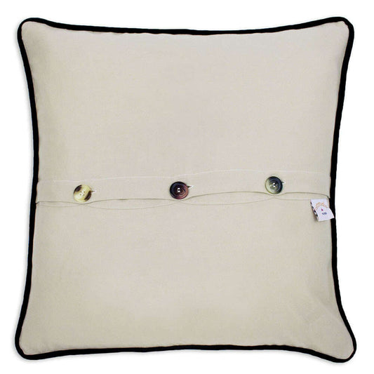Savannah Hand-Embroidered Pillow by CatStudio
