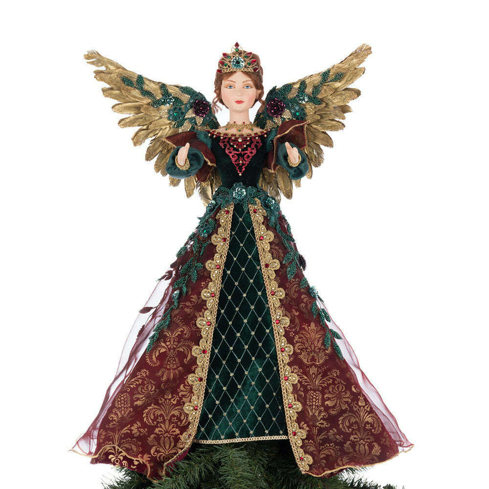 Scarlett the Angel Tree Topper by Katherine's Collection