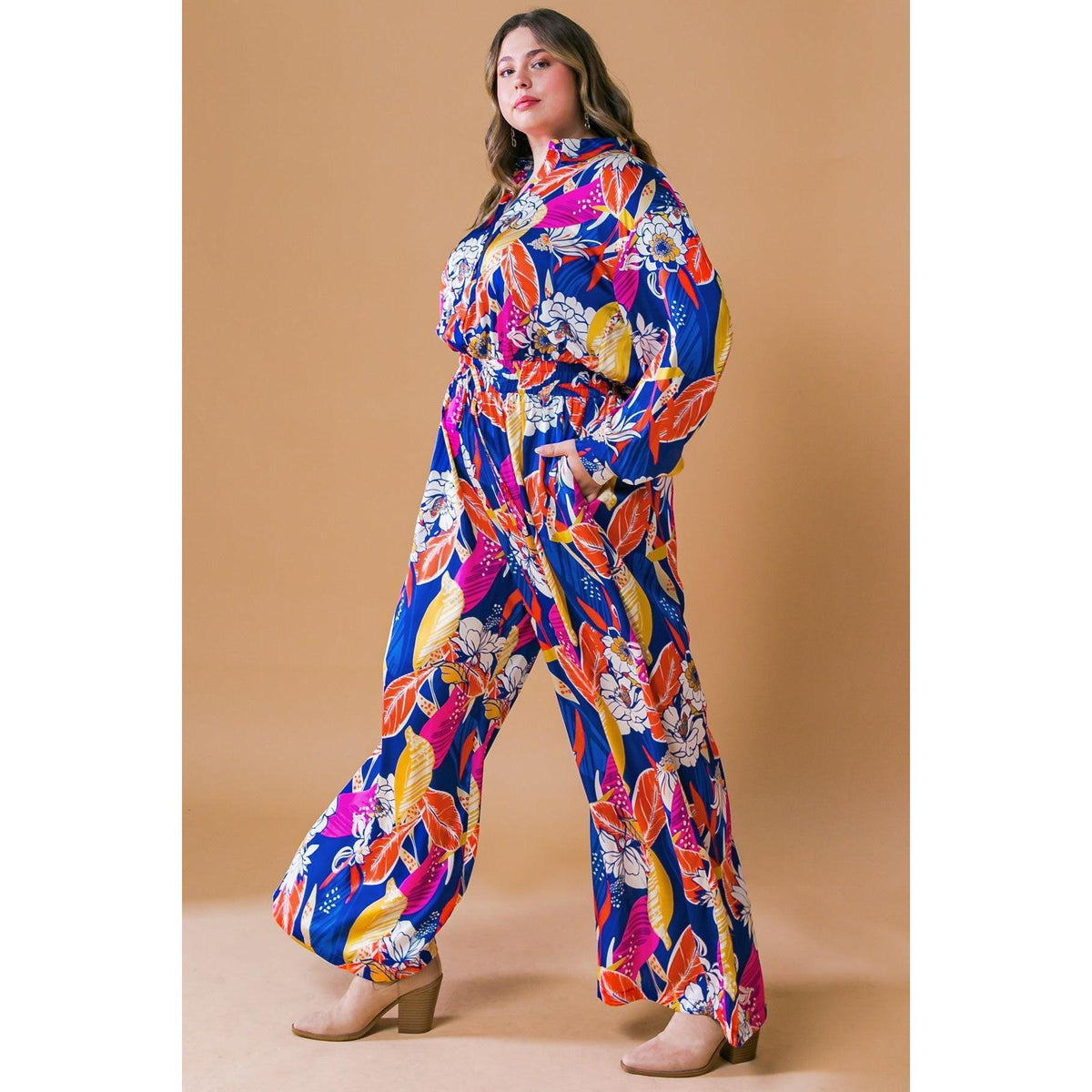 BLOOMING HOPE WOVEN JUMPSUIT