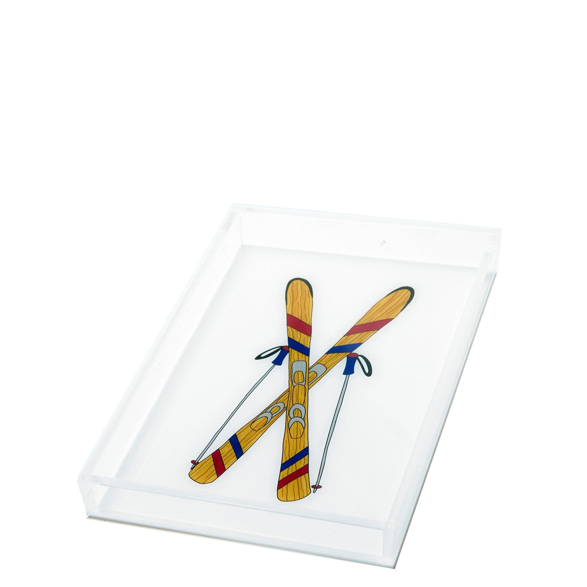 Skis Acrylic Tray