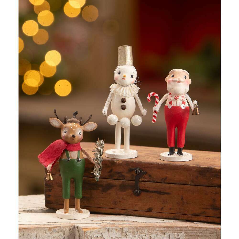 Sweet Reindeer in Suspenders by Bethany Lowe Designs