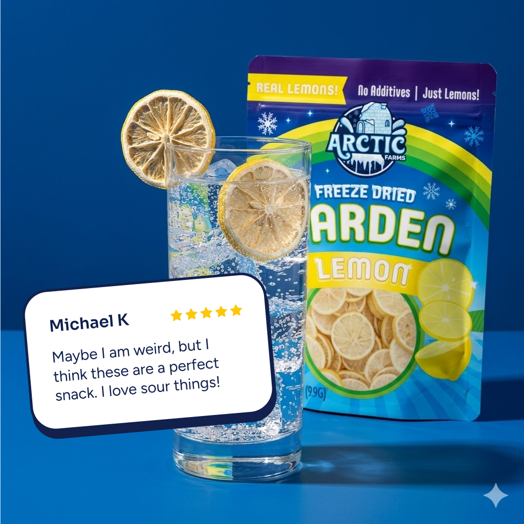 Freeze Dried Lemon Slices