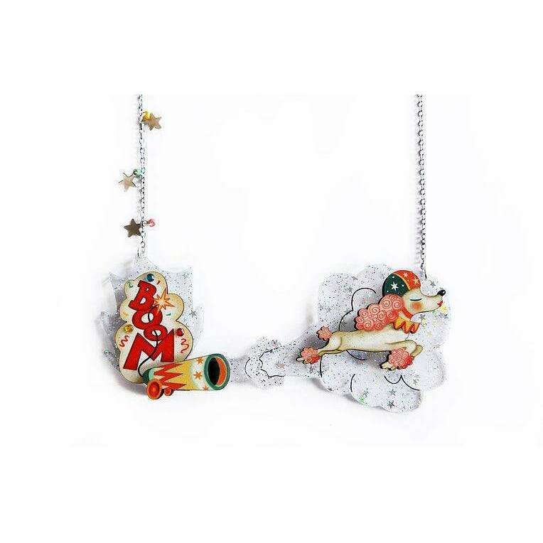 The Bullet Poodle Halloween Necklace by Laliblue