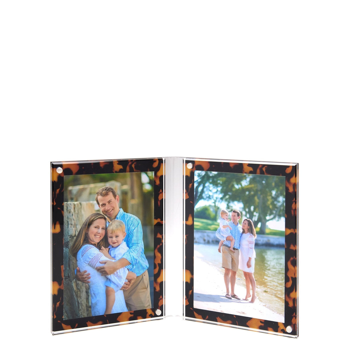 Tortoise Acrylic Large Double Bevel Frame