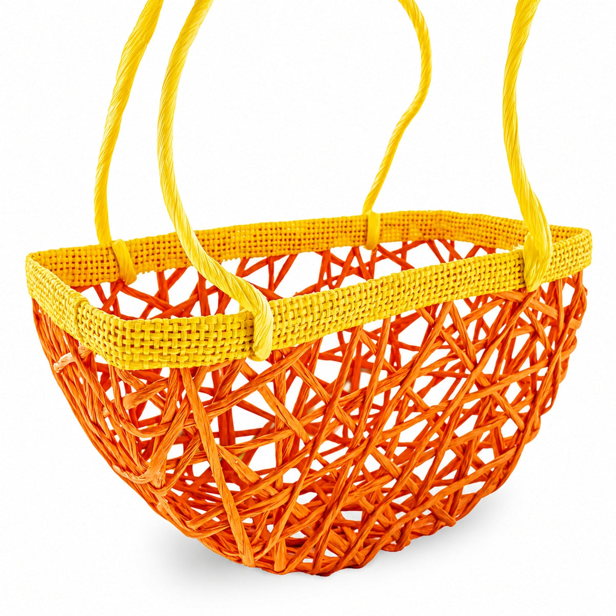 a basket with handles