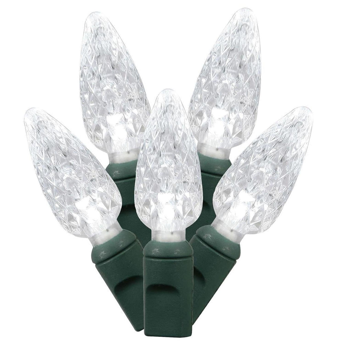 100 Pure White Christmas Lights