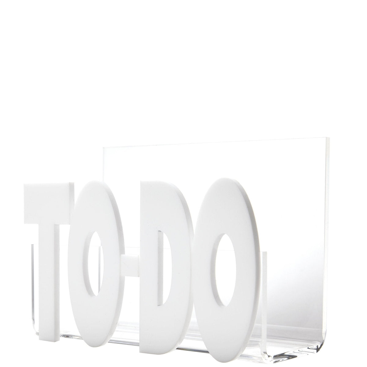 White To-Do Acrylic Holder