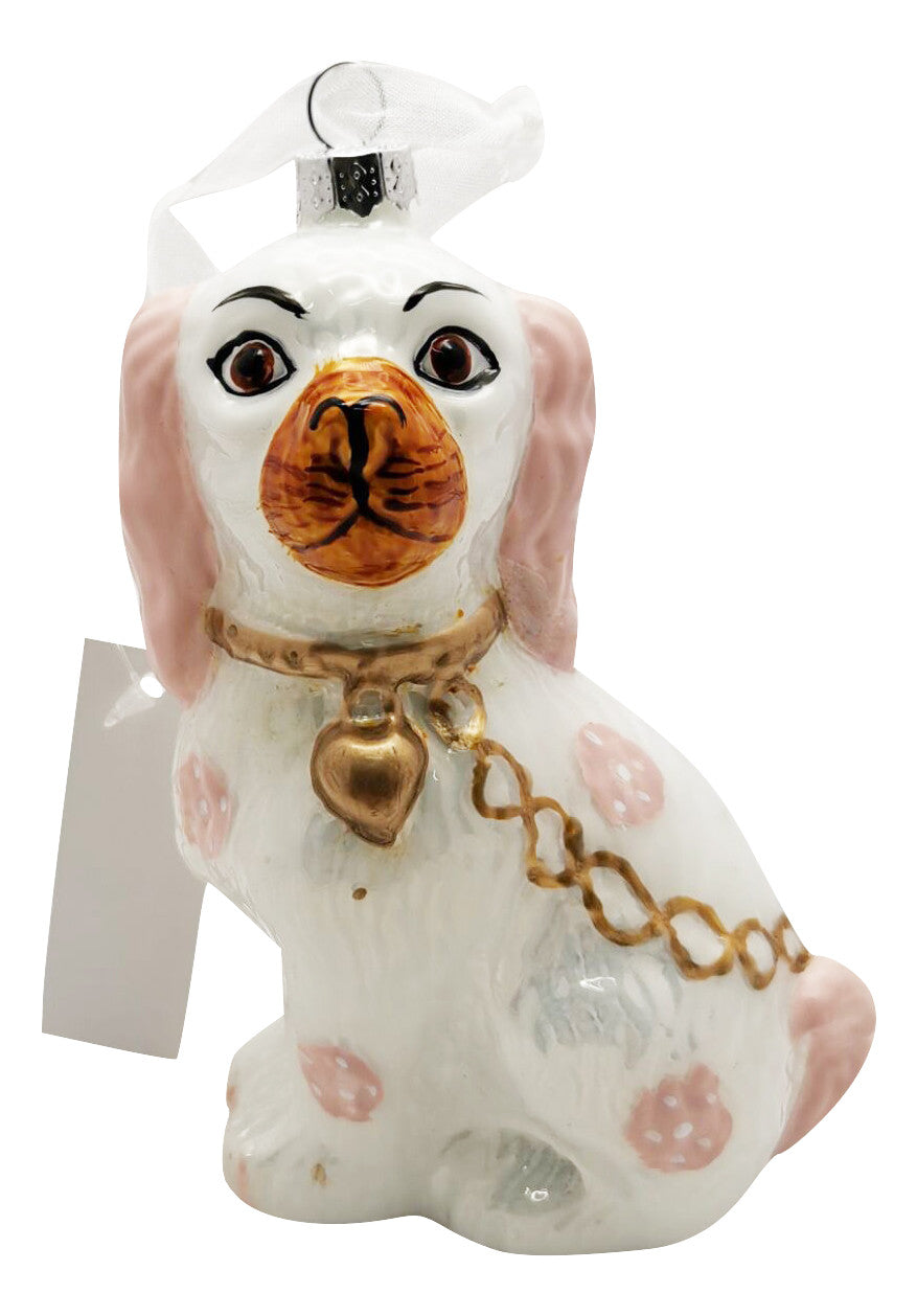 Pink Staffordshire Dog Gift Topper