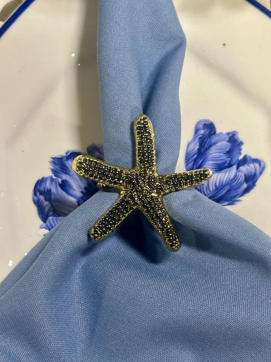 a starfish on a napkin