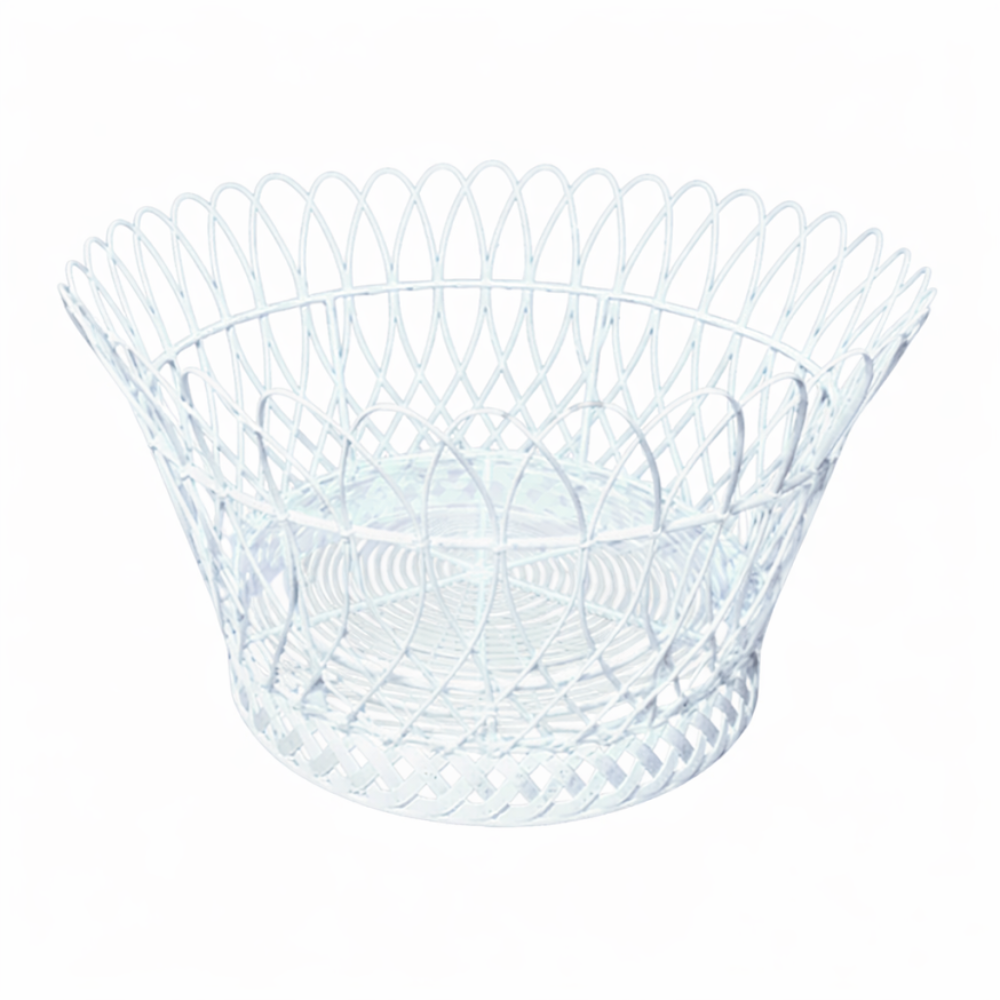 Round Straight French Wire Basket