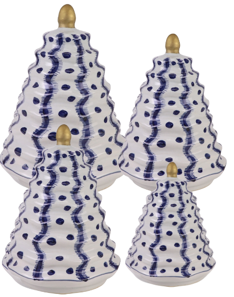 a group of ceramic objects