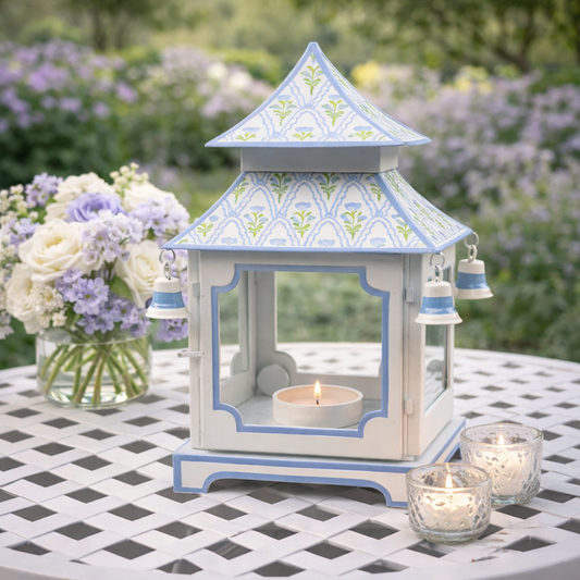 a candle holder on a table