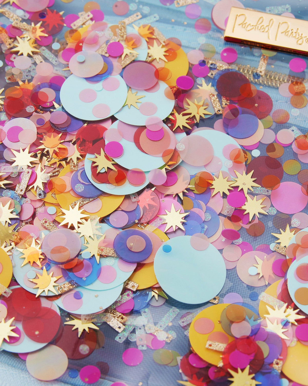 Confetti-Filled Vanity Cosmetic Bag