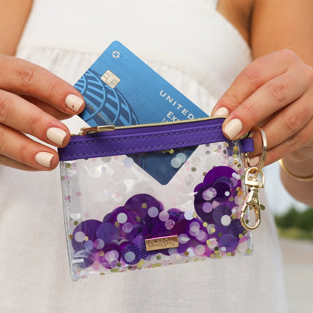 Spirit Squad Confetti Keychain Wallet