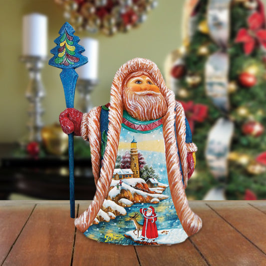 Santas Lookout Christmas Figurine by G. DeBrekht - 532323