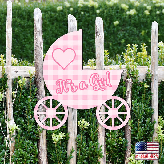 It's a Girl Holiday Door Decor by G. DeBrekht - Christmas Decor - 8114045H