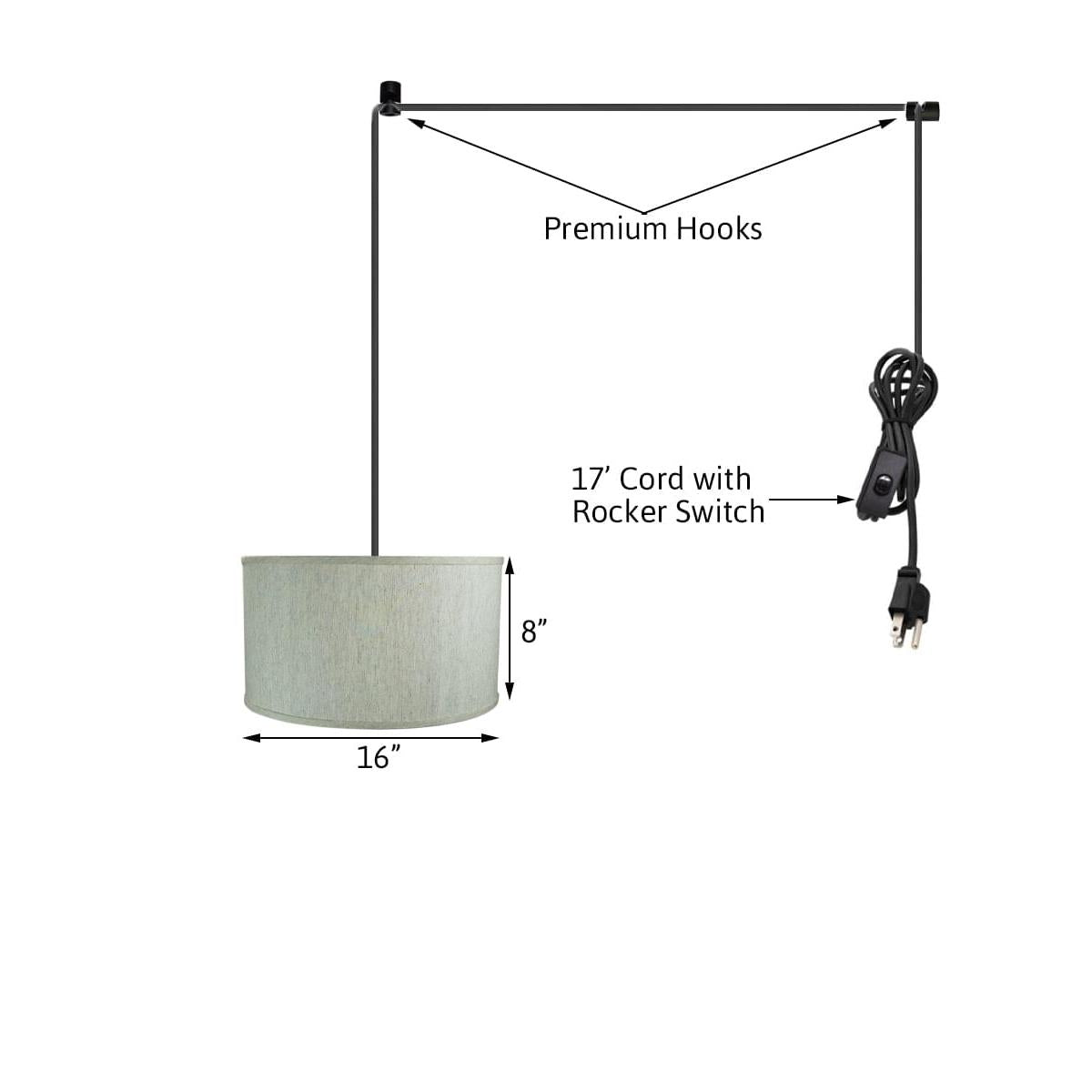 a diagram of a lamp