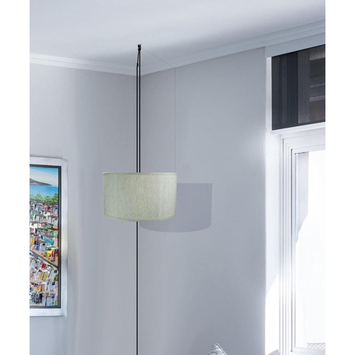 a lamp from a ceiling