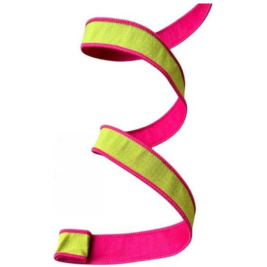 1" Accent Cord Ribbon: Lime/Pink (10 Yards)