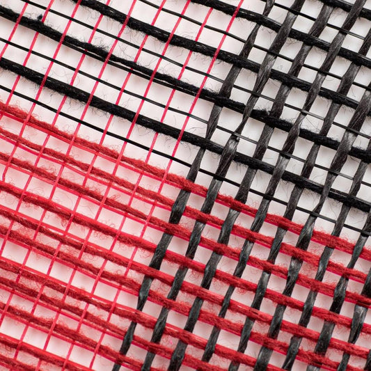 10" Cotton Check Deco Mesh Ribbon: Buffalo Plaid