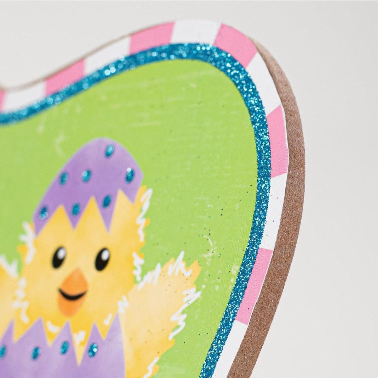 10" Wooden Sign: Glitter Chick Is Ready