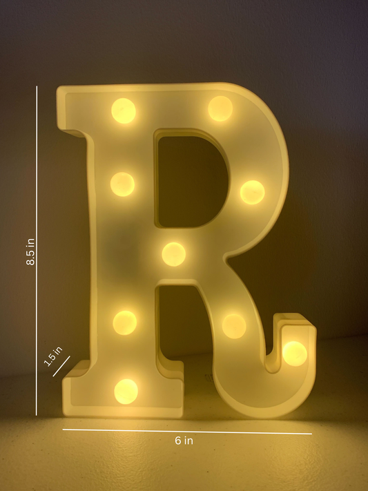 Letter Light | R
