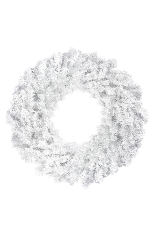 White Canadian Pine Wreath