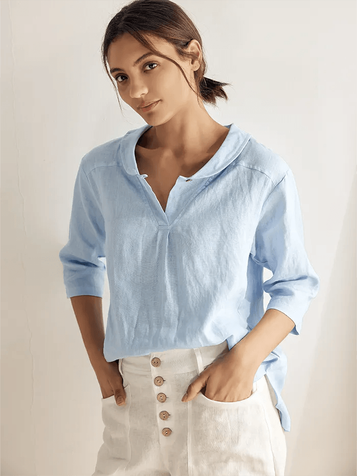 a woman with her hands in her pockets