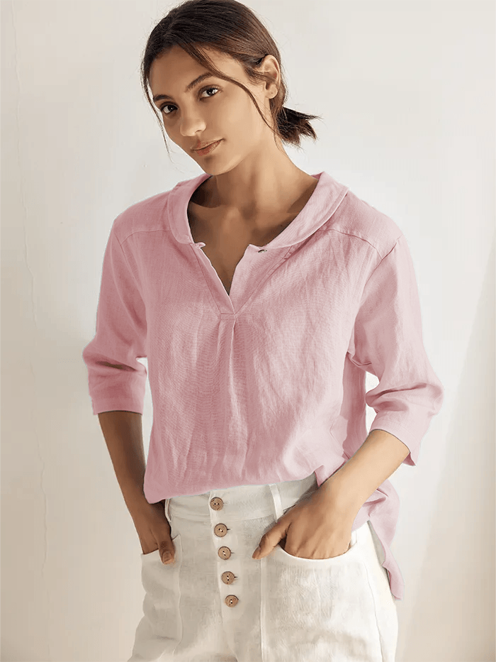 a woman with her hands in her pockets