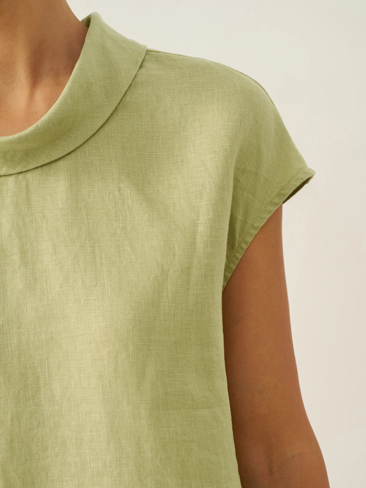 a close up of a woman's neck