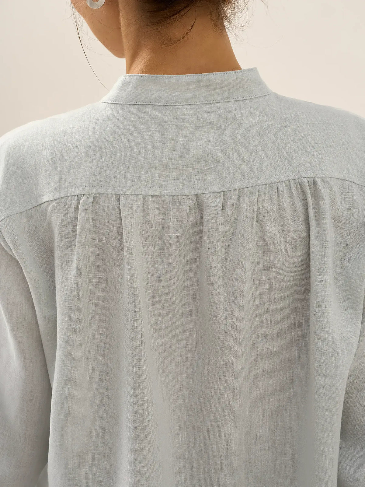 the back of a person's shirt