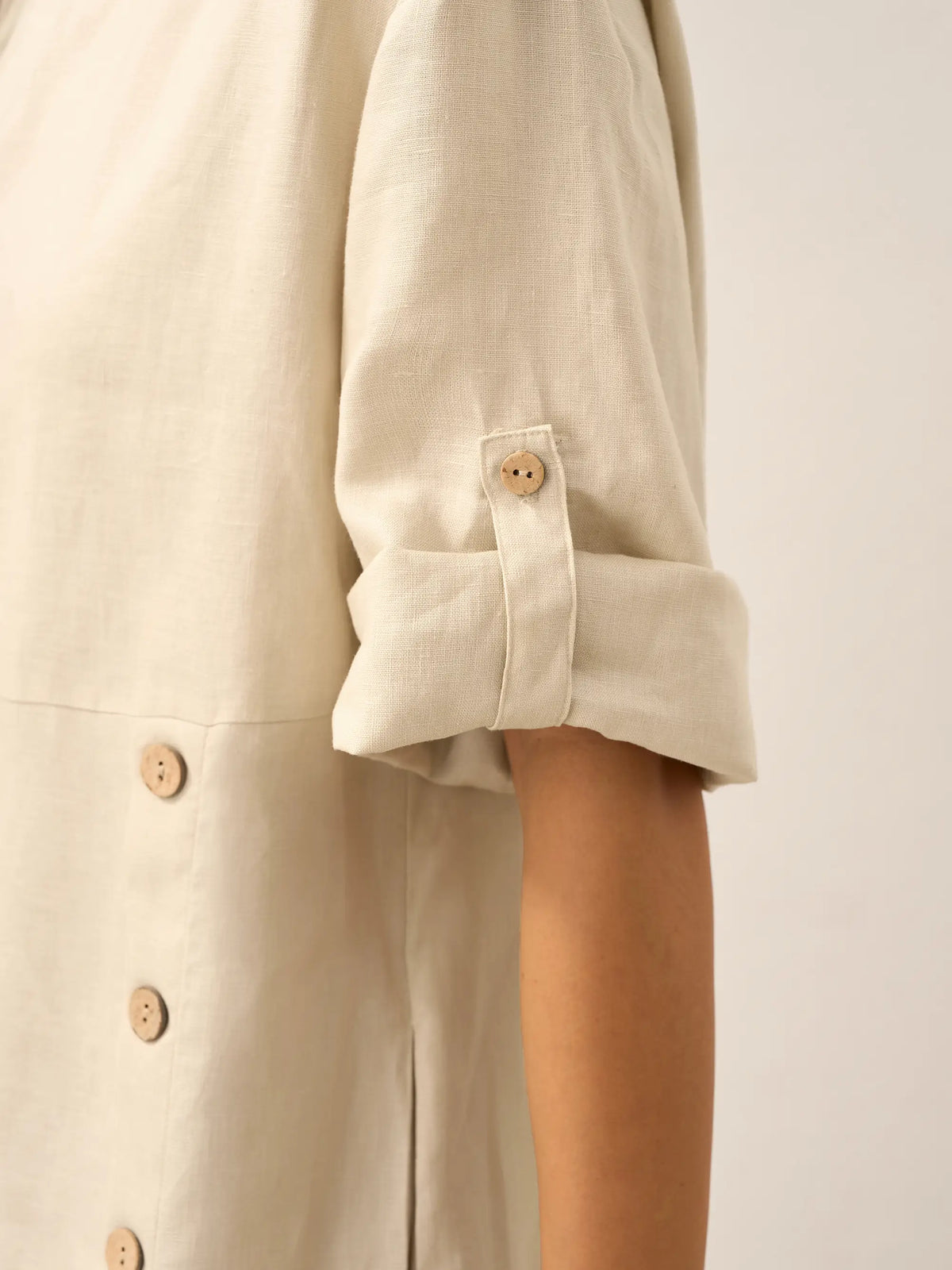 a close up of a sleeve