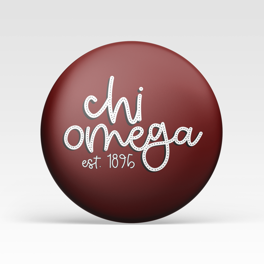 Chi Omega Est. 1895 - Maroon
