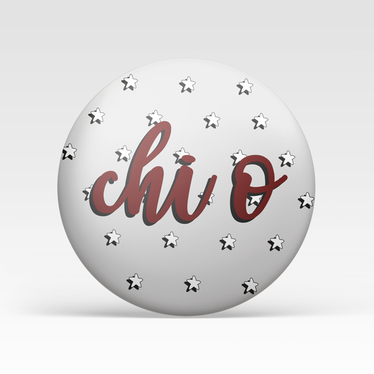 Chi Omega Stars - Maroon