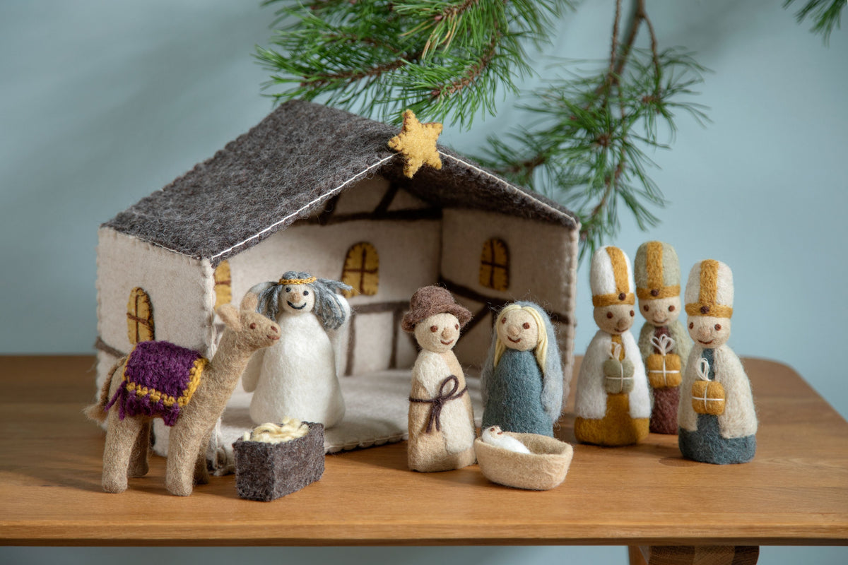 Christmas Figurines - Felt Nativity et