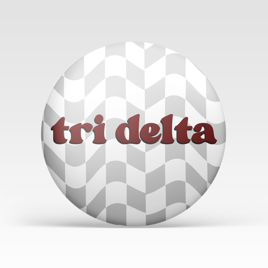 Tri Delta Checkered - Maroon