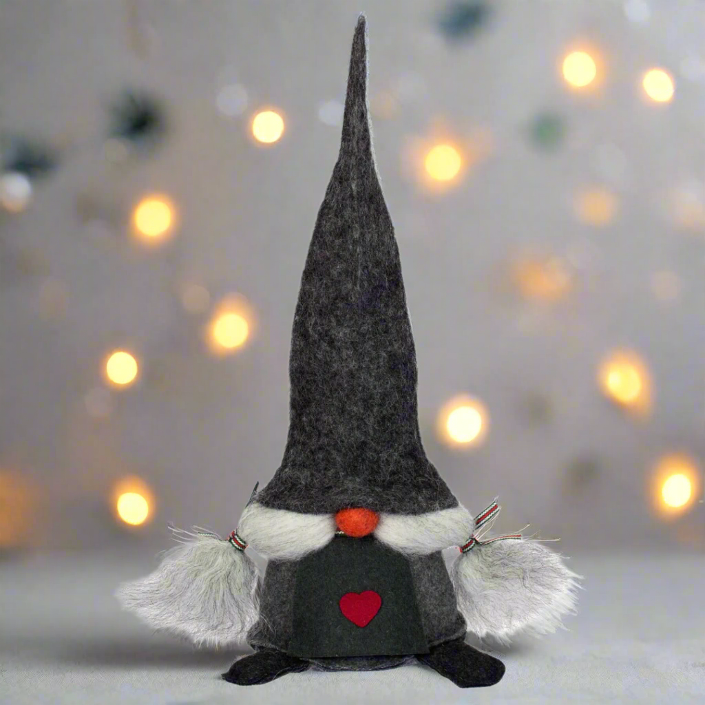 Tomte Gnome - Wilma (Grey Hat)