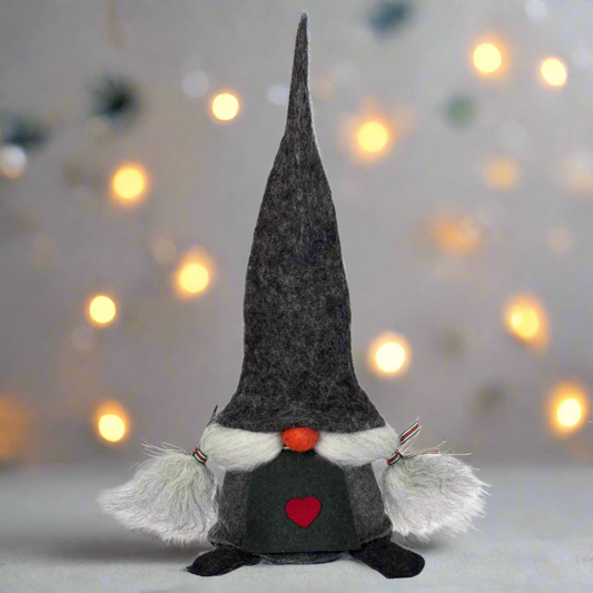 Tomte Gnome - Wilma (Grey Hat)