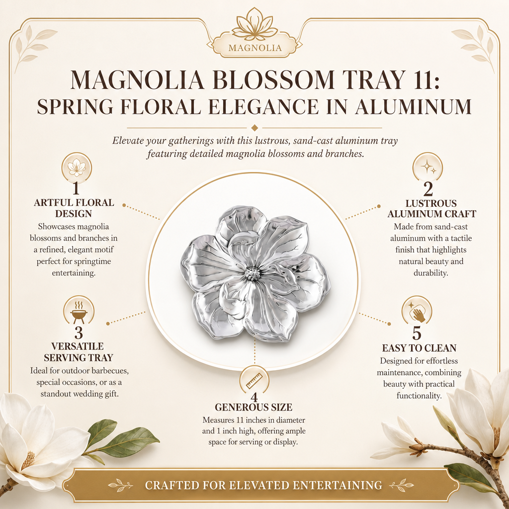 Magnolia Blossom Tray 11