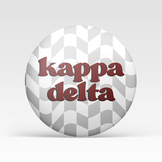 Kappa Delta Checkered - Maroon