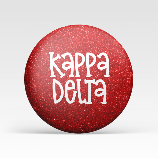 Kappa Delta Red Glitter