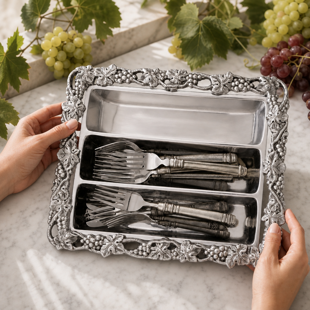 Grape Flatware Caddy