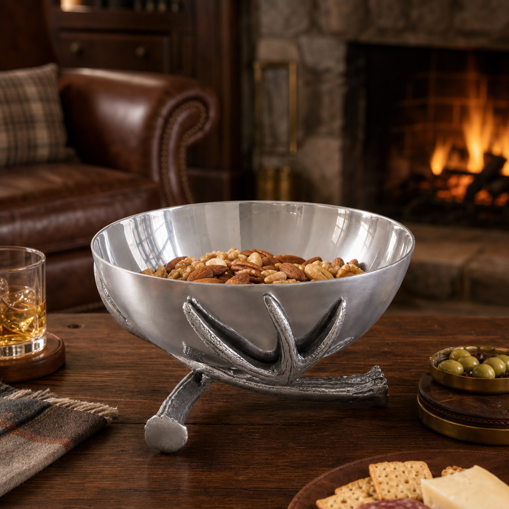 Antler Pedestal Bowl