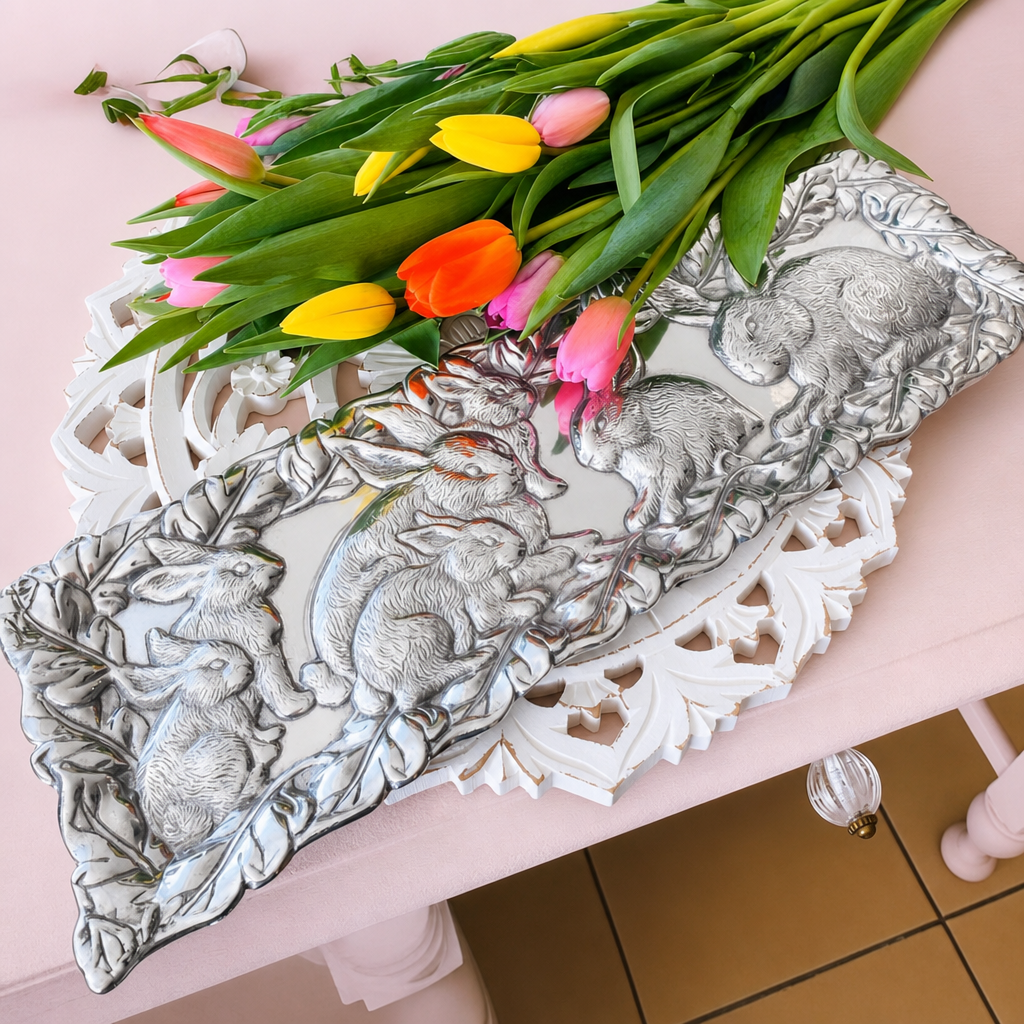 Bunny Oblong Tray